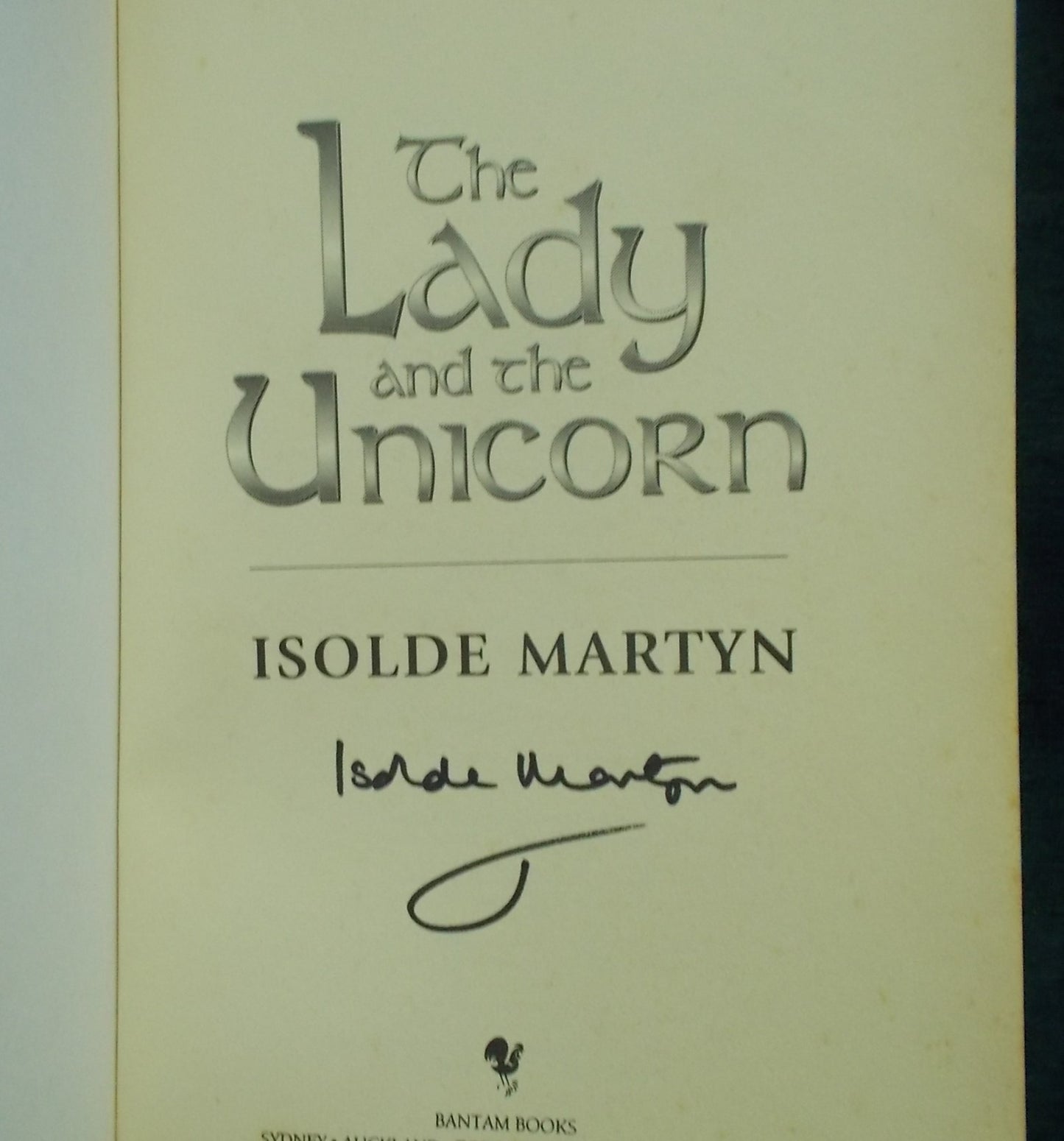The Lady And The Unicorn: Isolde Martyn