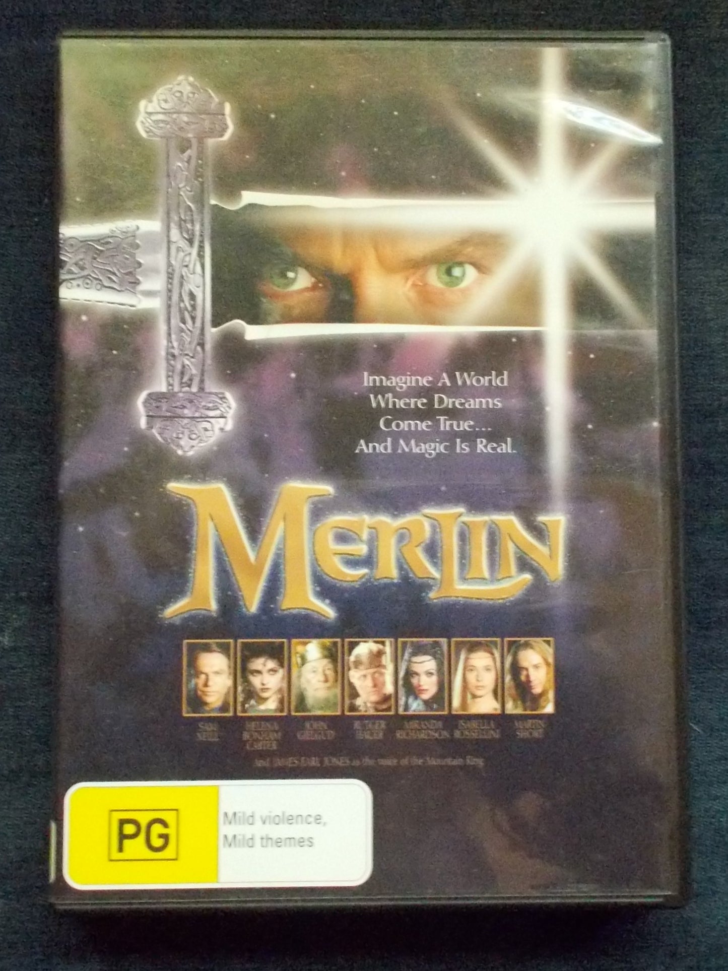 DVD; Merlin: Sam Neill; Miranda Richardson