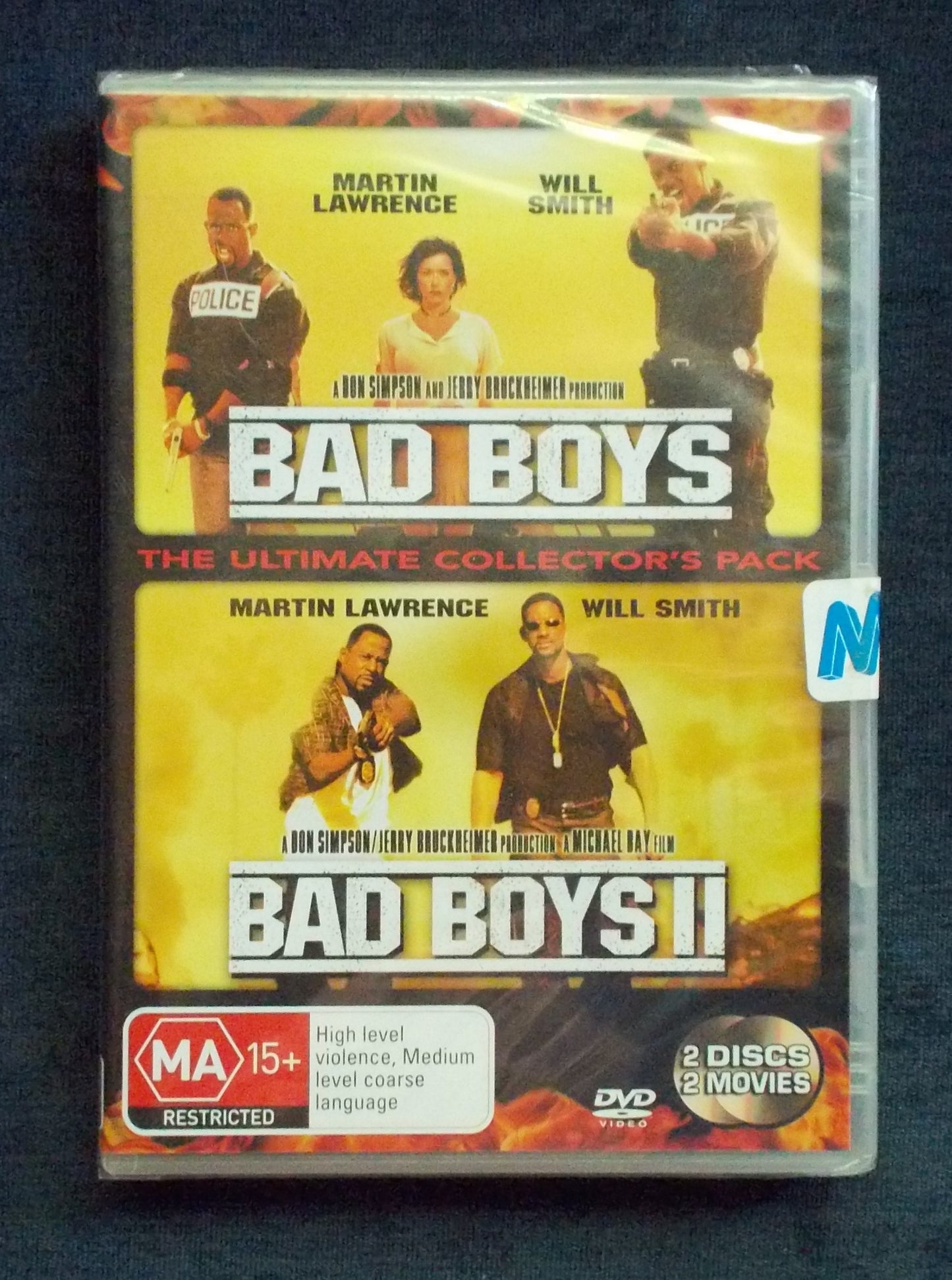DVD: Bad Boys I and II: Martin Lawrence; Will Smith