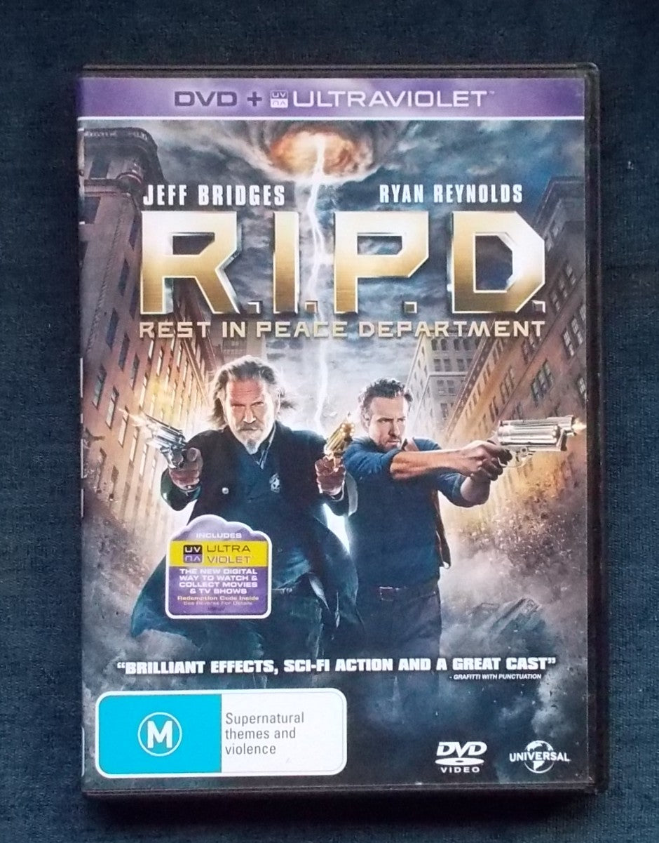 DVD: R.I.P.D: Jeff Bridges; Ryan Reynolds; Kevin Bacon
