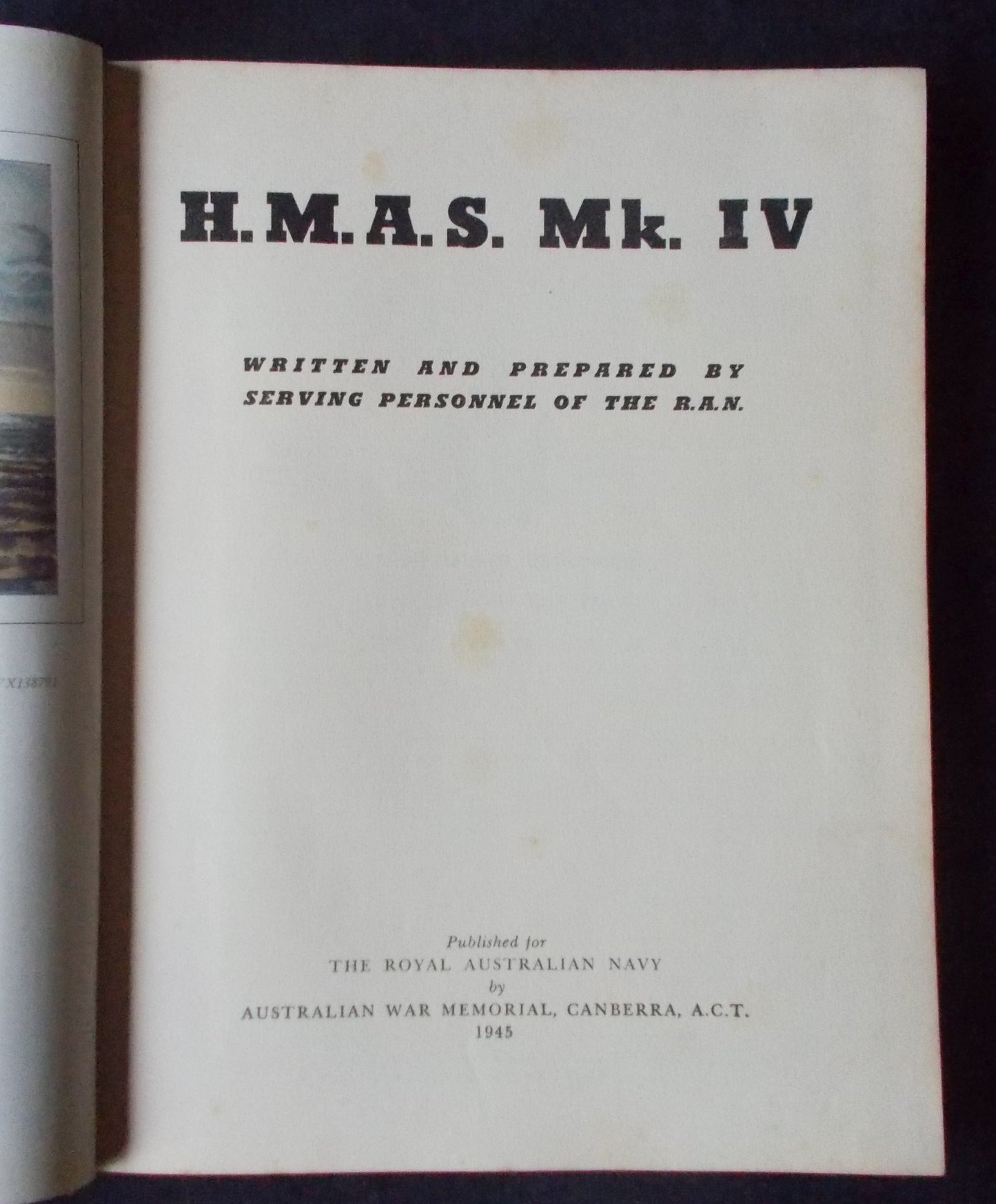 HMAS Mk IV Title