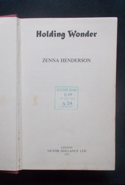 Holding Wonder 3