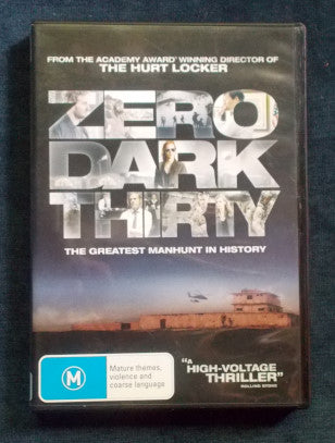 DVD: Zero Dark Thirty: Jessica Chastain; Jason Clarke; Joel Edgerton