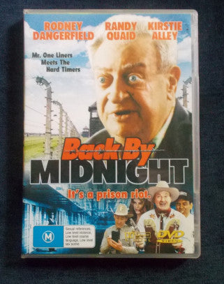 DVD : Back By Midnight: Rodney Dangerfield; Randy Quaid; Kirsty Alley