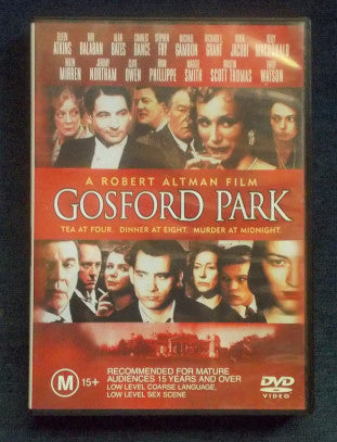 DVD:  Gosford Park:  Eileen Atkins; Alan Bates; Derek Jacobi
