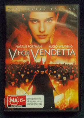 DVD: V For Vendetta:  Hugo Weaving; Natalie Portman