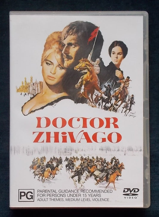 DVD:  Doctor Zhivago:  Julie Christie; Omar Sharif; Geraldine Chaplin; Rod Steiger