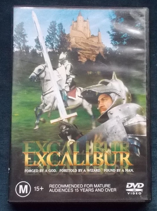 DVD:  Excalibur:  Nigel Terry, nicholas Clay; Cheri Lunghi; Helen Mirren