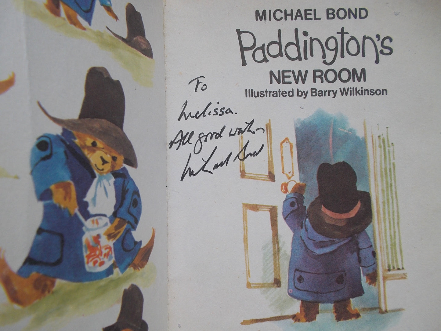 Paddington's New Room:  Michael Bond