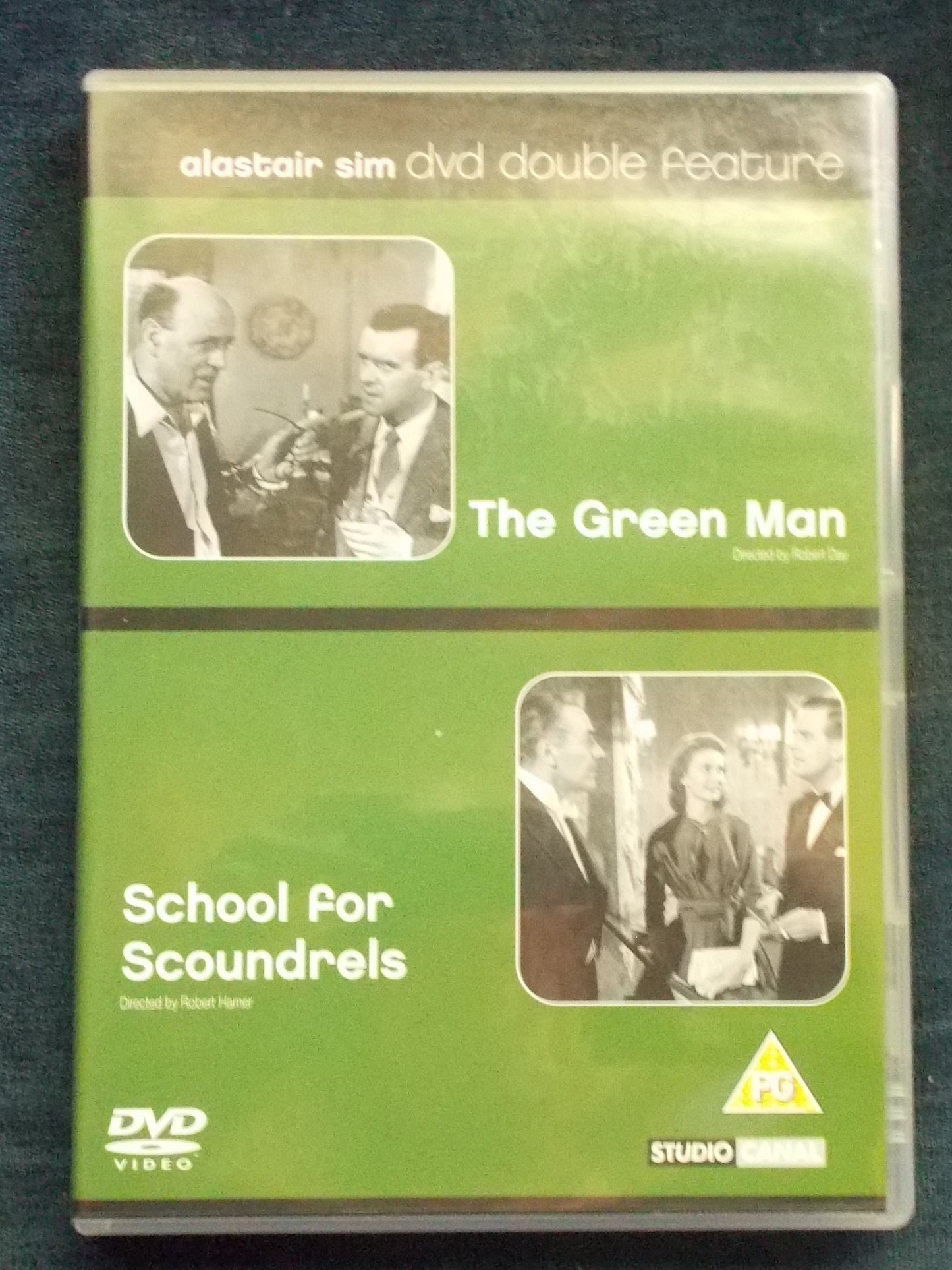 DVD Double:  The Green Man/School For Scoundrels