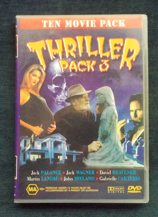 DVD:  Thriller Pack Vol 3:  Jack Palance; Martin Landau; John Ireland; Peter Boyle