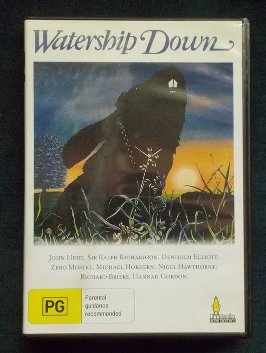 DVD:  Watership Down:  John  Hurt, Richard Briers, Nigel Hawthorne