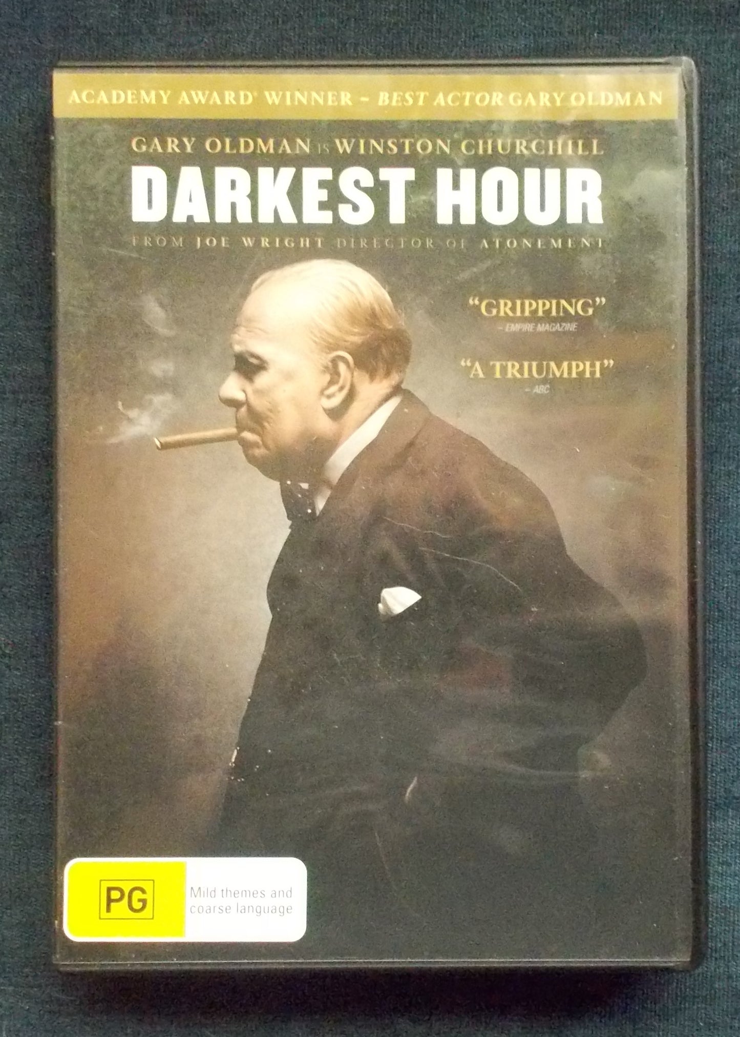 DVD:  Darkest Hour:  Gary Oldman; Kristin Scott Thomas; Ben Mendelsohn
