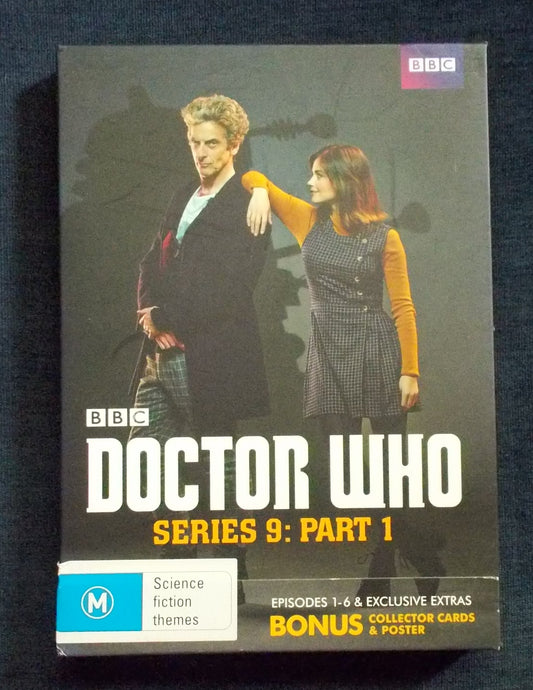 DVD:  Doctor Who:  Series 9; Part I - Peter Capaldi and Jenna Coleman