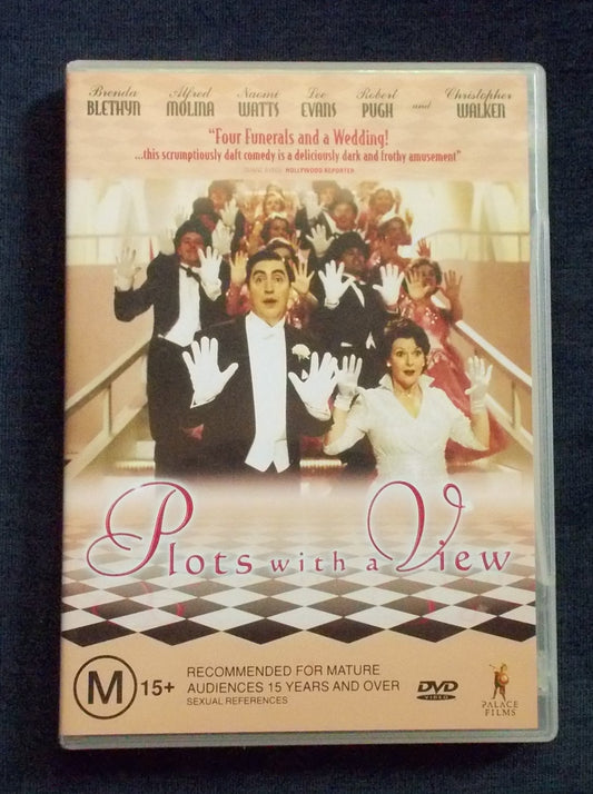 DVD:  Plots With A View: Brenda Blethyn; Christopher Walken; Alfred Molina
