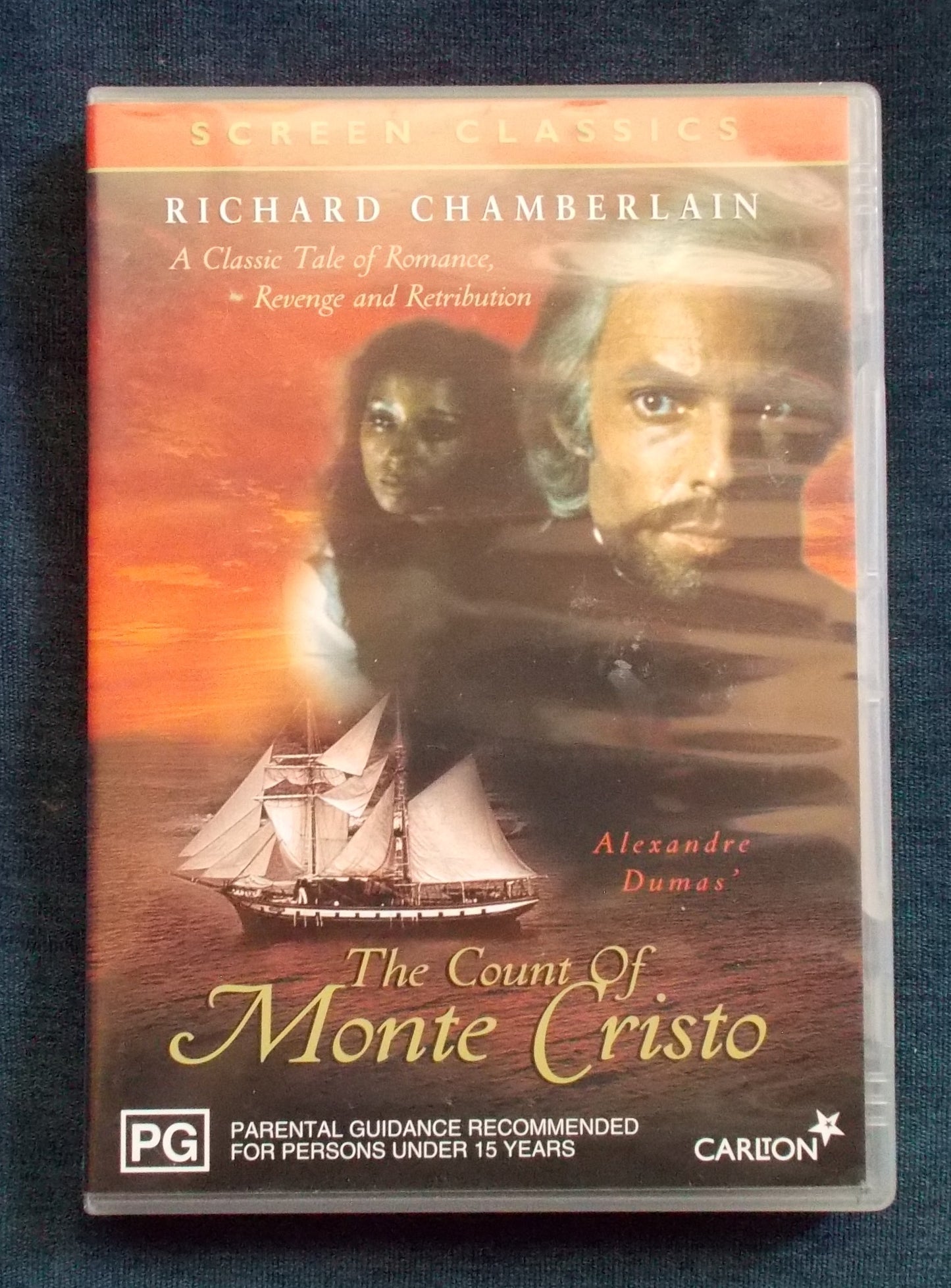 DVD:  The Count Of Monte Christo: Richard Chamberlain; Trevor Howard