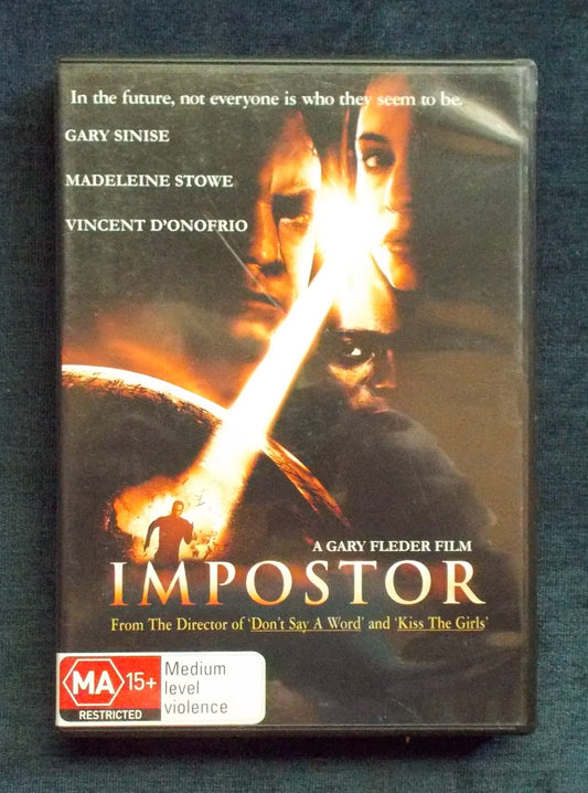 DVD:  Imposter: Gary Sinise; Madeleine Stoew; Vincent D'Onofrio