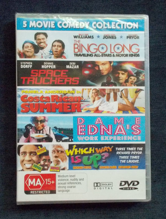 DVD:  5 Movie Comedy  Collection: Billy Dee Williams; James Earl Jones; Richard Pryor