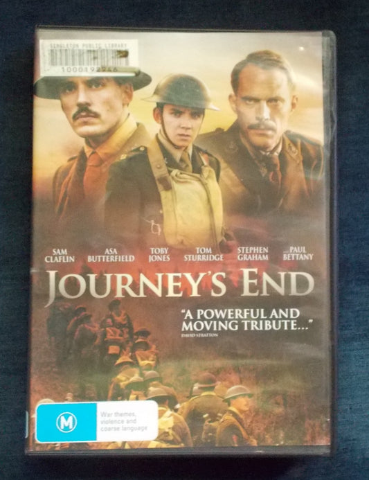 DVD:  Journey's End: Sam Claflin; Asa Butterfield; Toby Jones