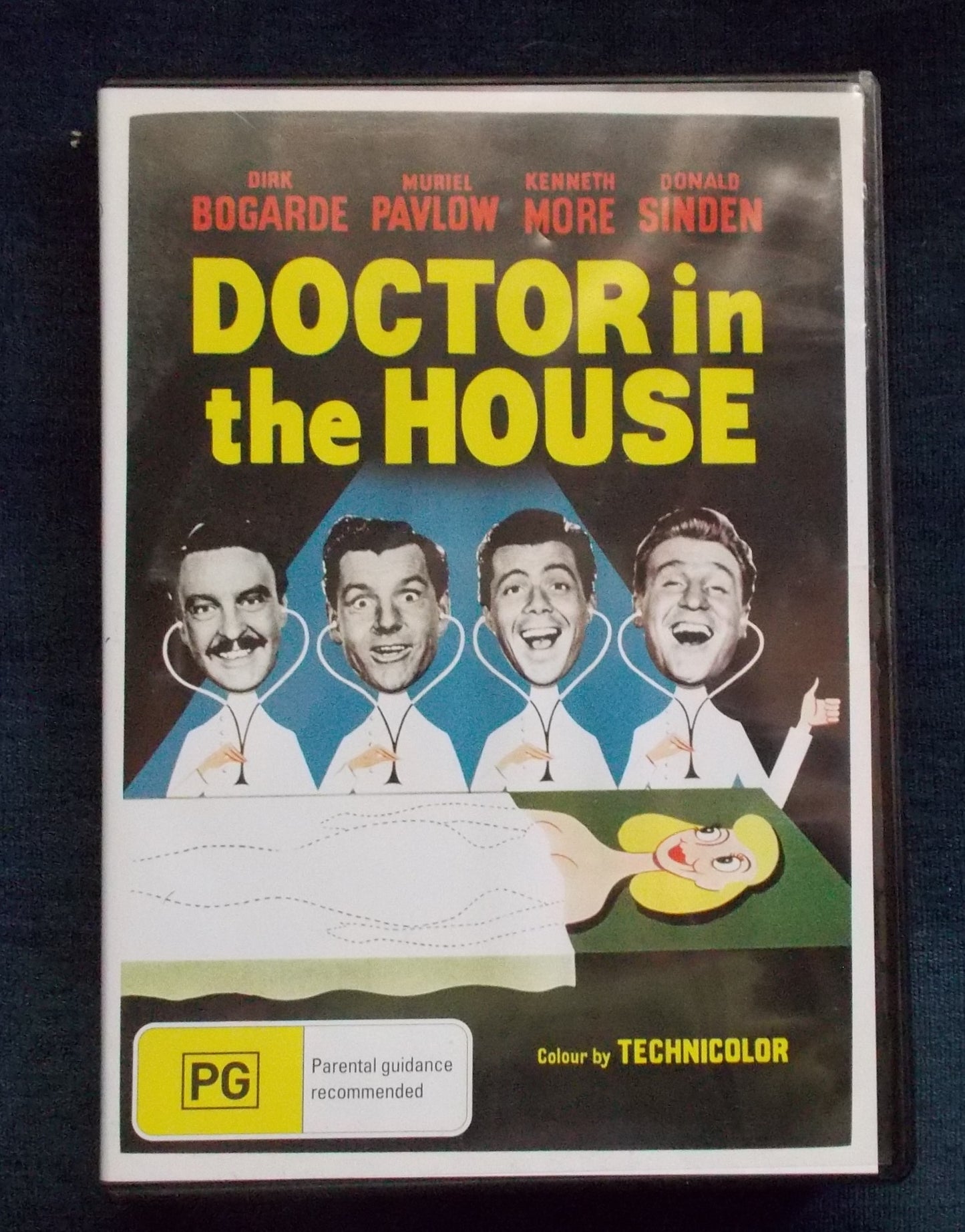 DVD:  Doctor In The House:  Dirk Bogarde; Muriel Pavlow; Kenneth More
