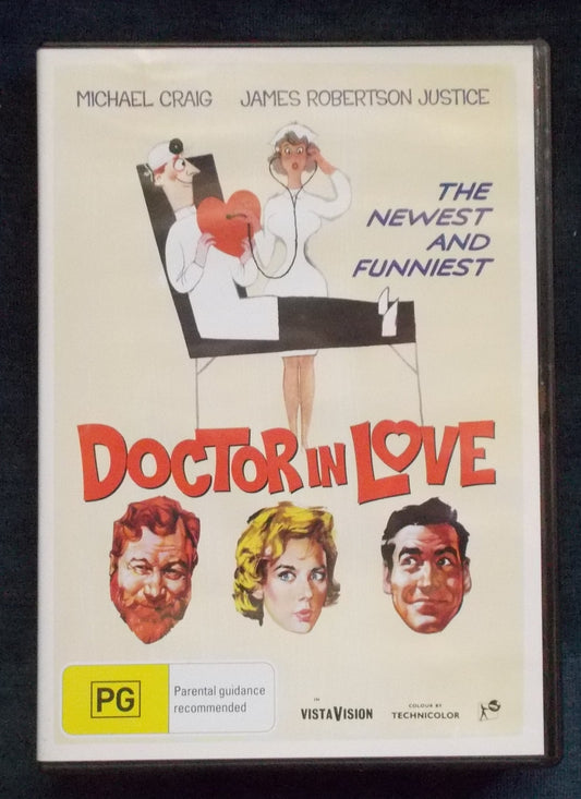 DVD:  Doctor In Love: Michael Craig; Leslie Phillips