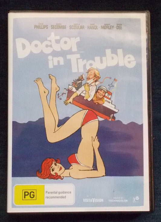 DVD:  Doctor In Trouble:  Leslie Phillips; Robert Morley.