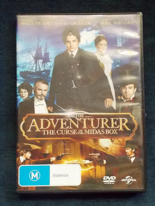DVD: The Adventurer:  The Curse Of The Midas Box:  Michael Sheen; Sam Neill