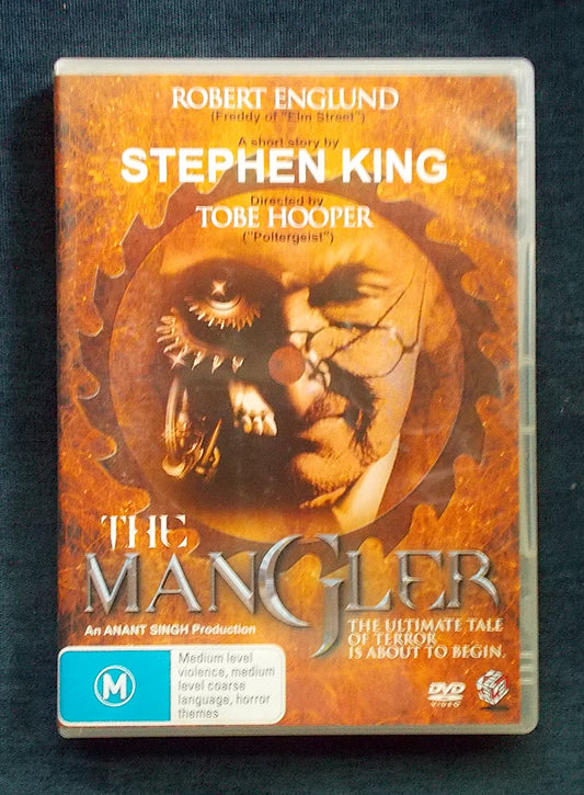 DVD:  The Mangler: Robert Englund; Ted Levine; Vanessa Pike