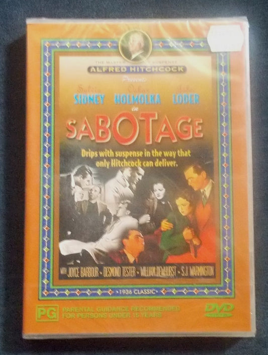 DVD: Sabotage: Sylvia Sidney; Oskar Homolka; John Loder