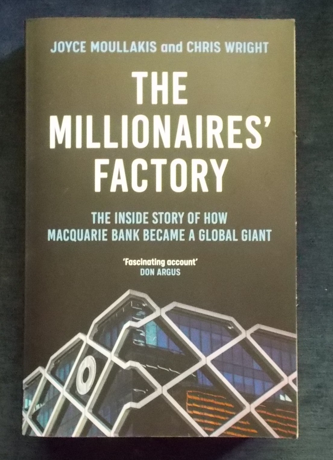 The Millionaires' Factory:  Joyce Moullakis and Chris Wright