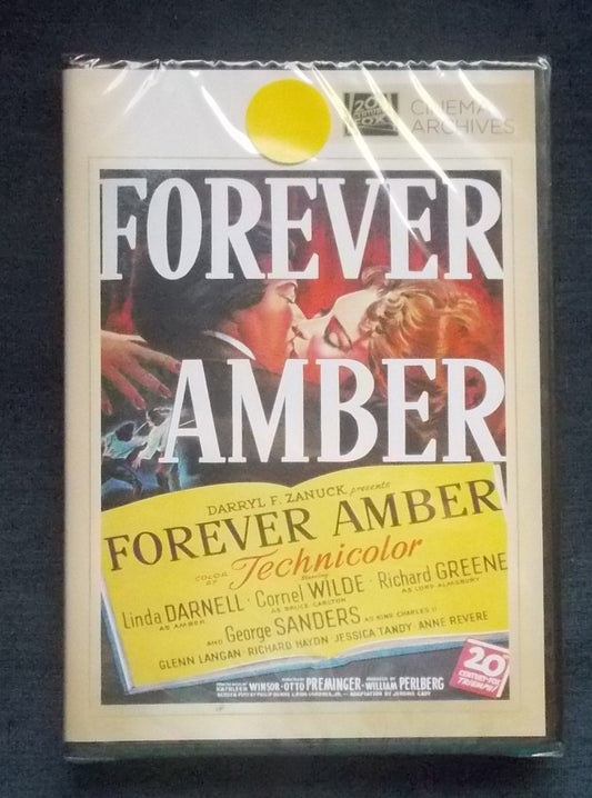DVD:  Forever Amber:  Linda Darnell, Cornel Wilde, Richard Greene and George Sanders