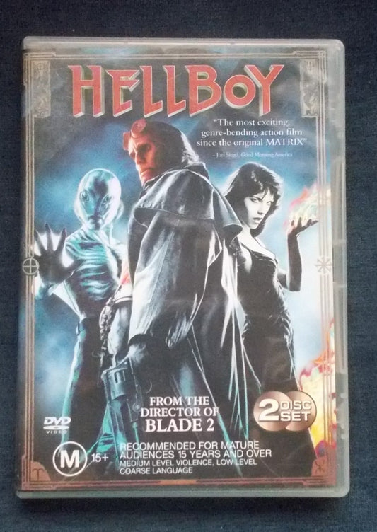DVD:  Hellboy:  Ron Perlman, John Hurt, Selma Blair