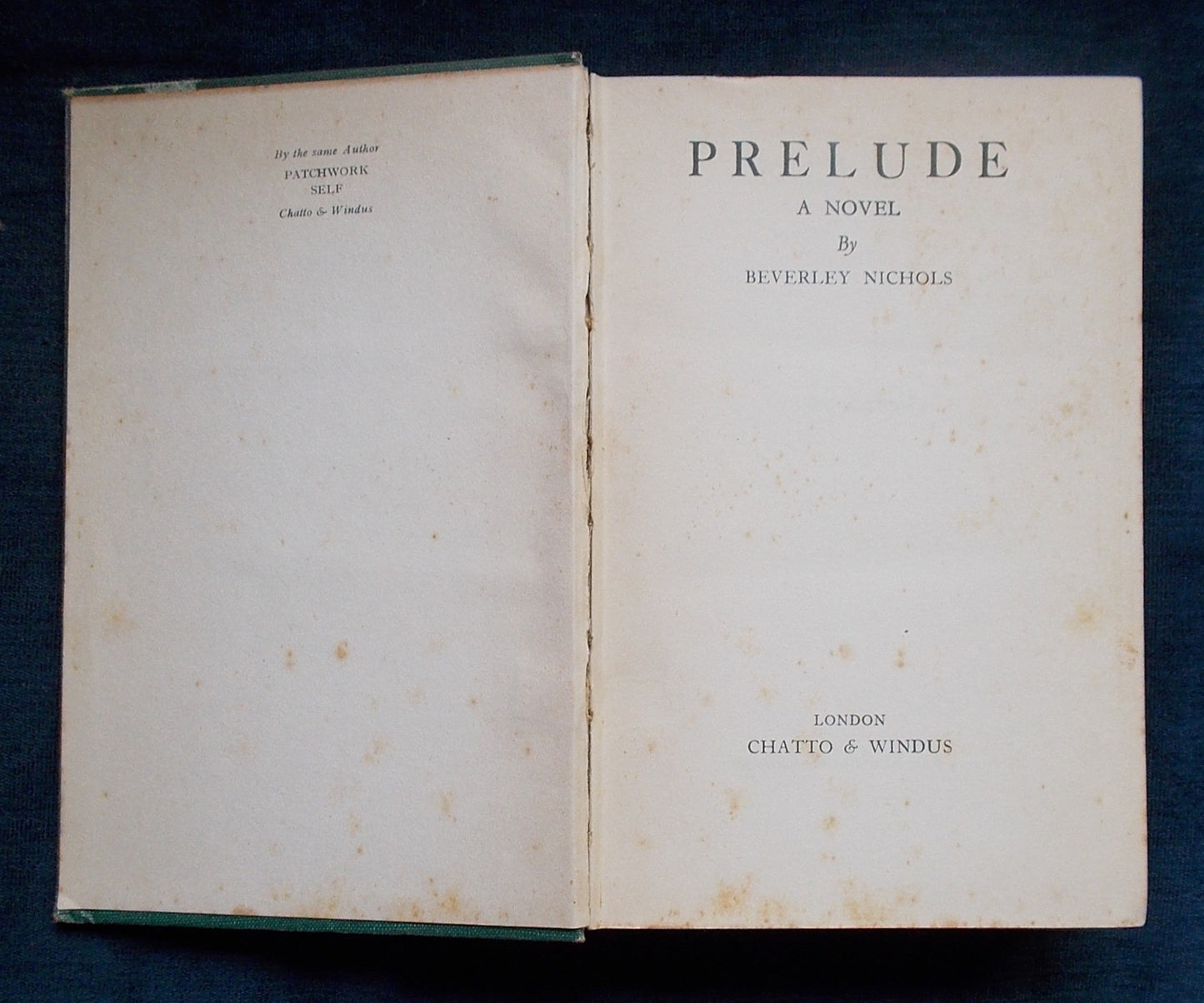 Prelude:  Beverley Nichols