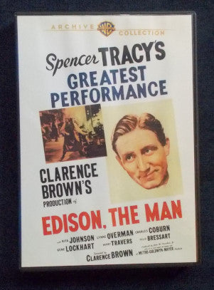 Edison Spence DVD: Edison, The Man: Spencer Tracy; Charles Coburn; Rita Johnson ...