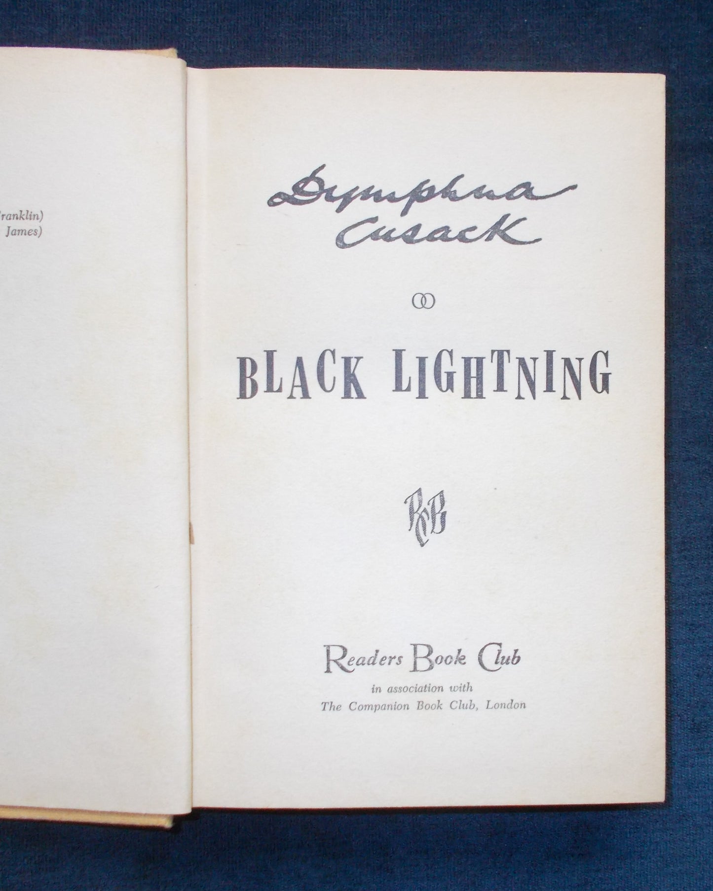 Black Lightning Title