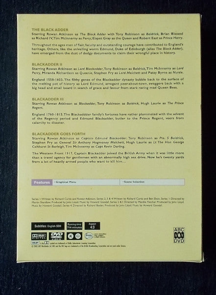 Blackadder Back