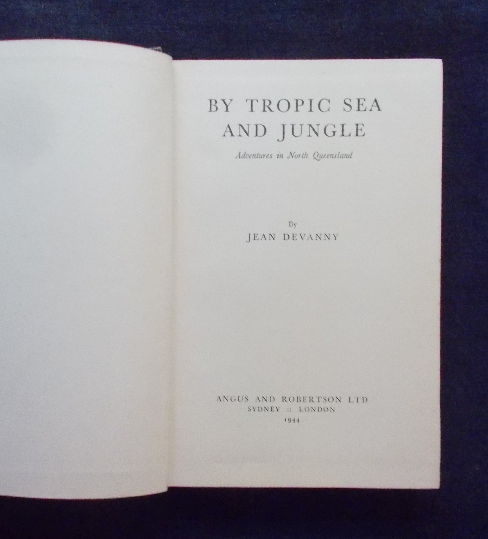 By Tropic Sea And Jungle Title