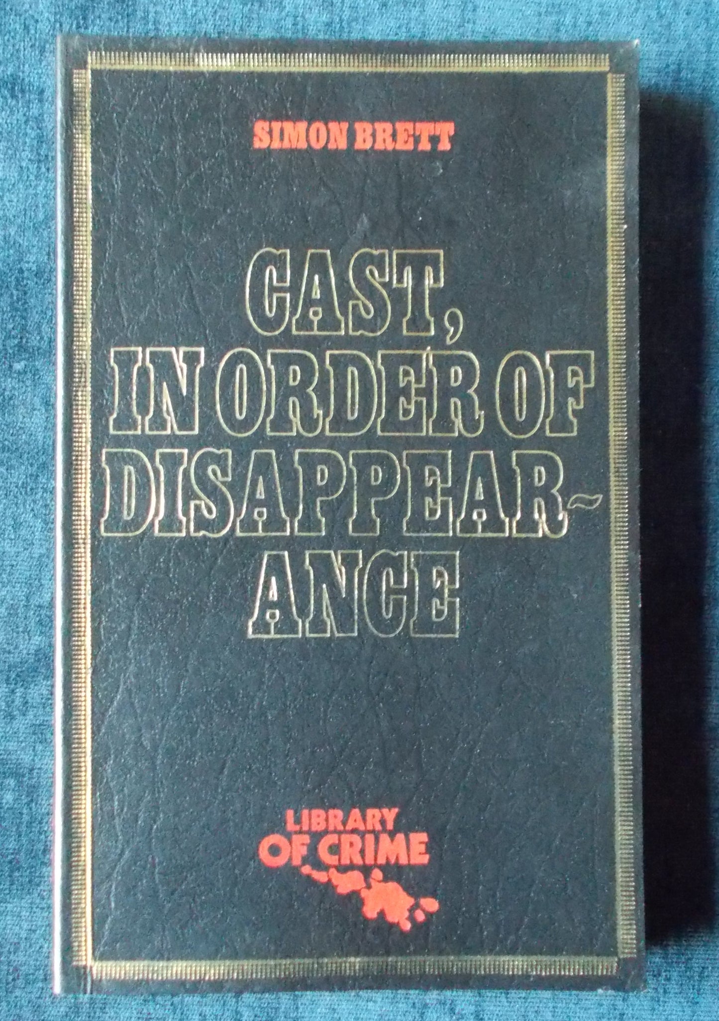 Cast In Orderof Disappearance