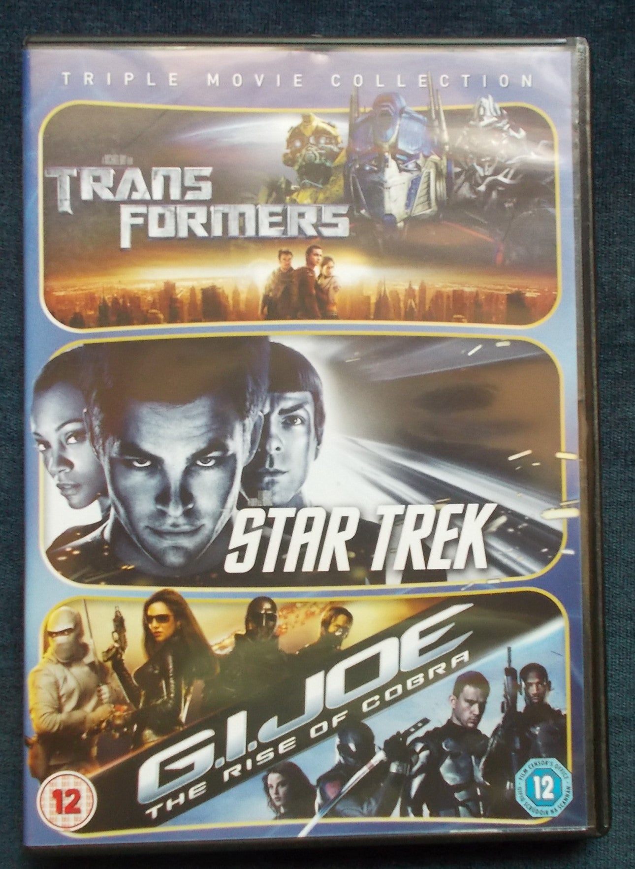 Dvd Transformers, Star Trek, GI Joe Rise Of Cobra