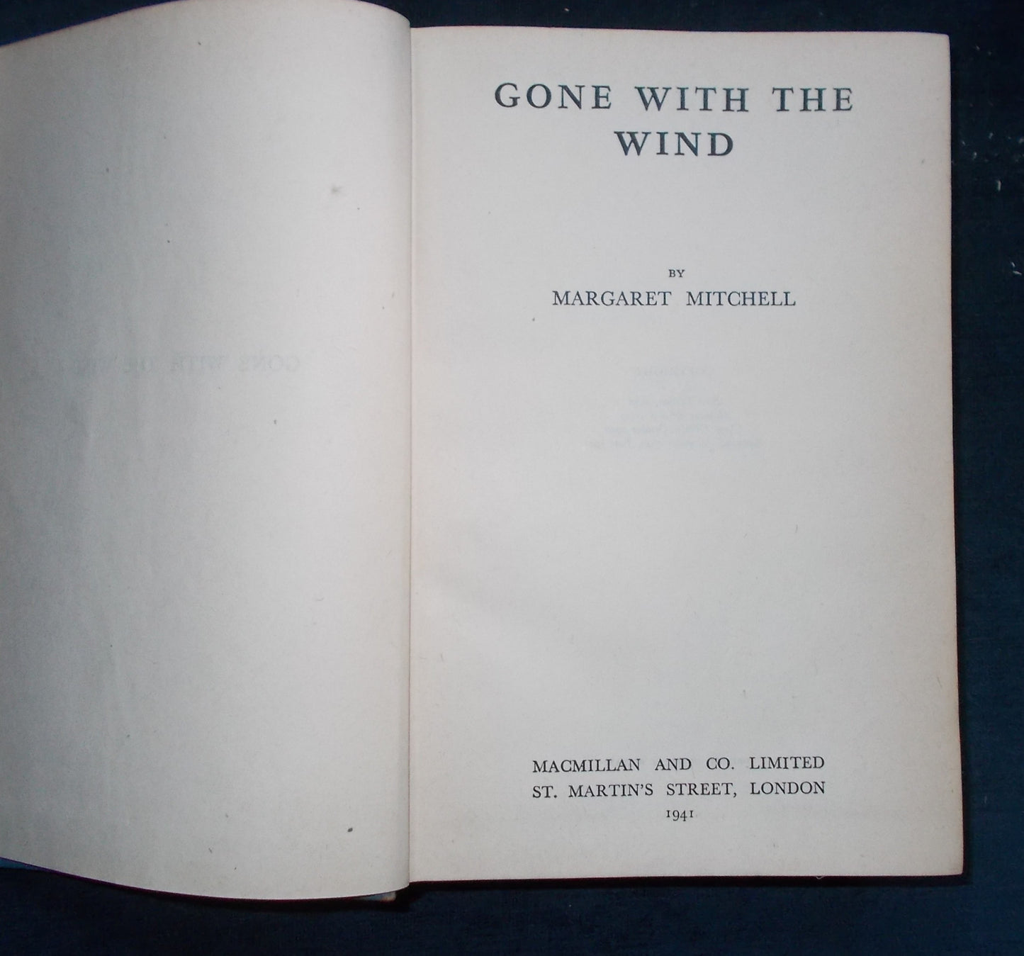 Gone With The Wind 1941 Title