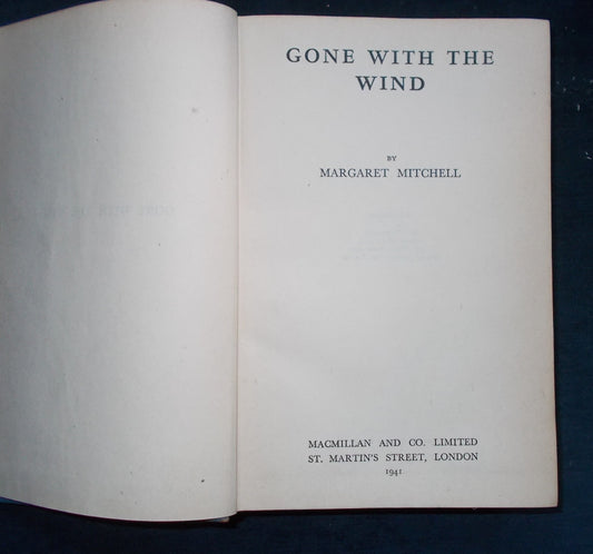 Gone With The Wind 1941 Title