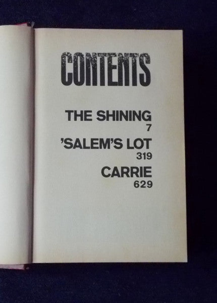 King Omnibus Carrie The Shining Salems Lot Title