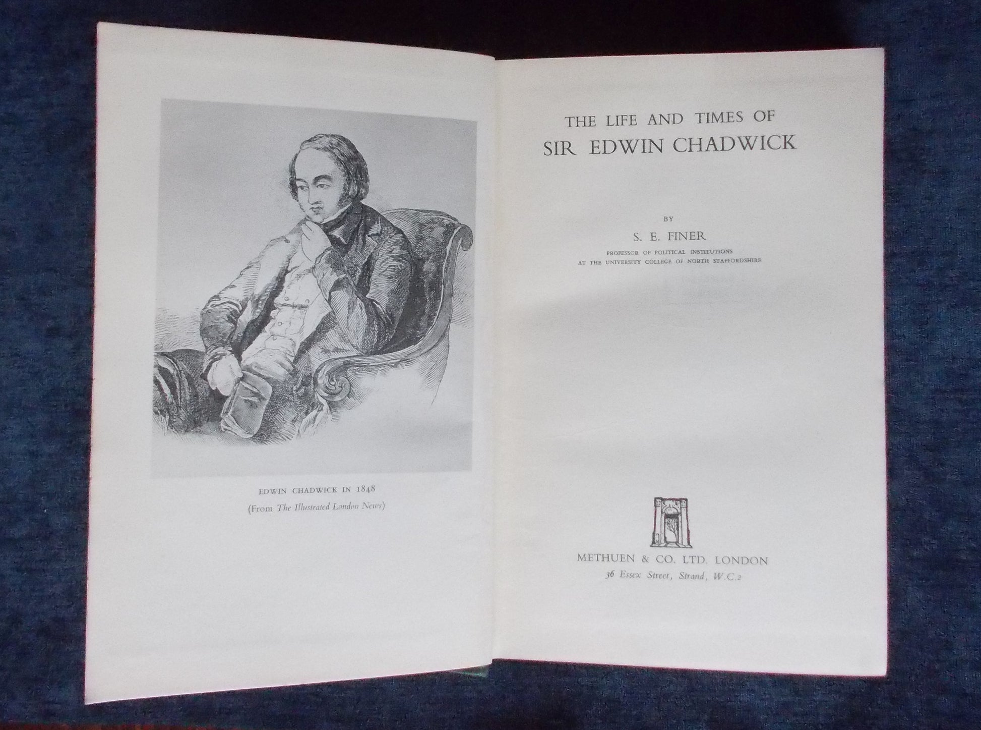 Life And Times Of Sir Edwin Chadwick Title