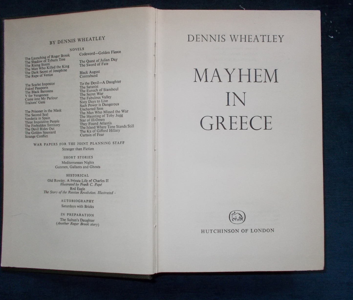 Mayhem In Greece Title