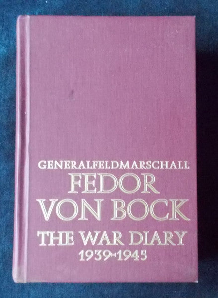 Von Bock War Diary