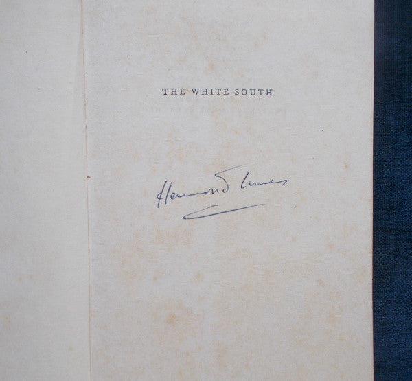 White South Autograph